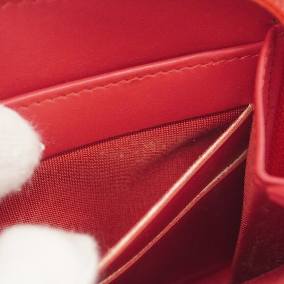 Chanel Boy Long Wallet, Patent Leather, Red, Women's - Picture 9 of 15